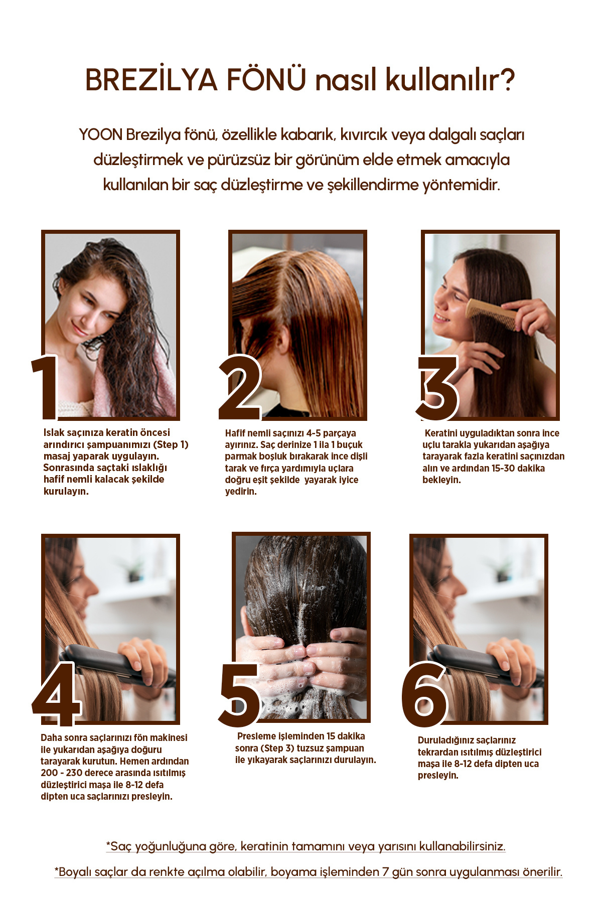 Brezilya Fönü, Saç Düzleştirme & Keratin Botoks, Güçlendirici Ve Besleyici Evde Keratin Bakım Seti — Y-834 — تصویر 5 از 9