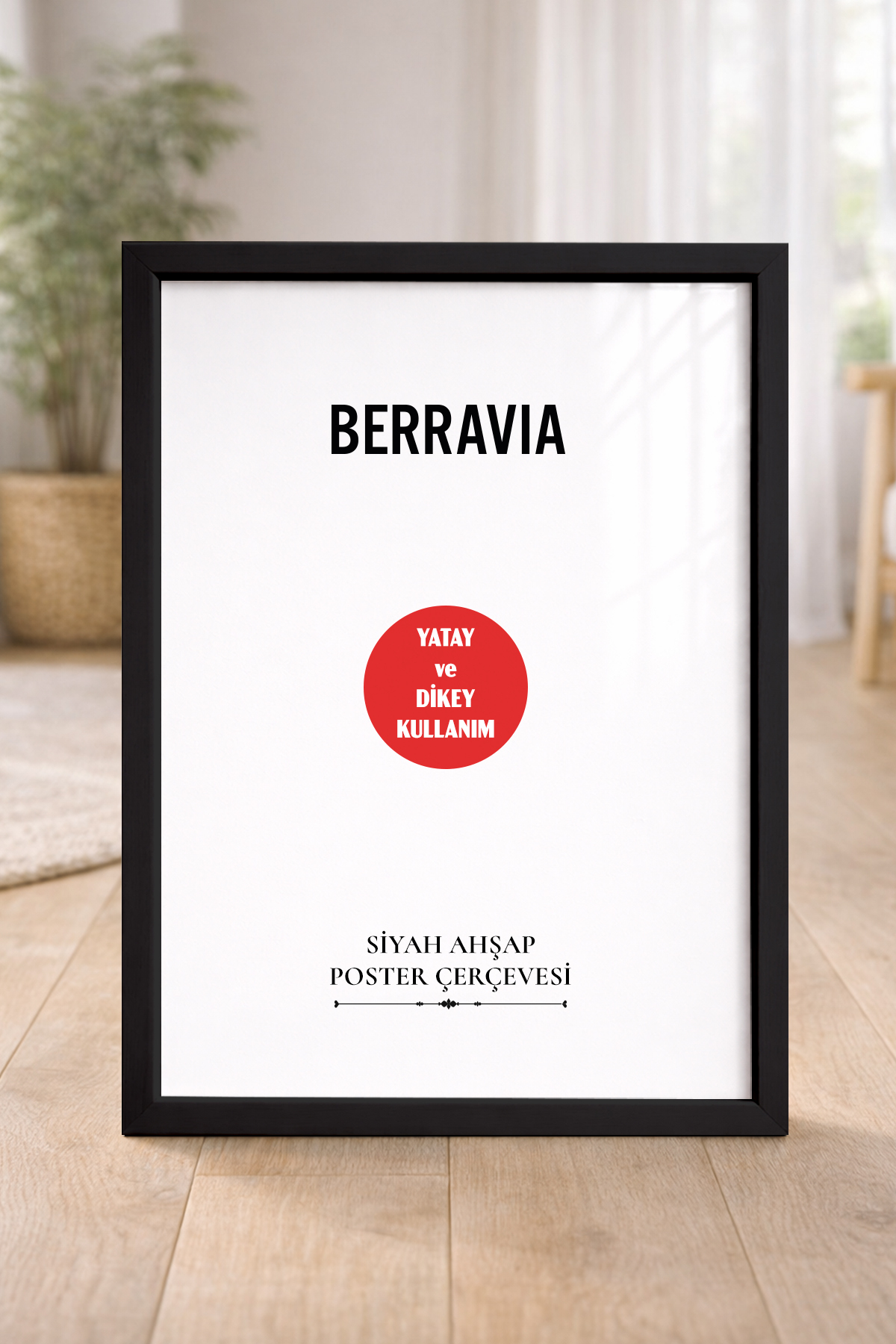 Table, Poster, Picture Frame Wooden Frame - BLACK