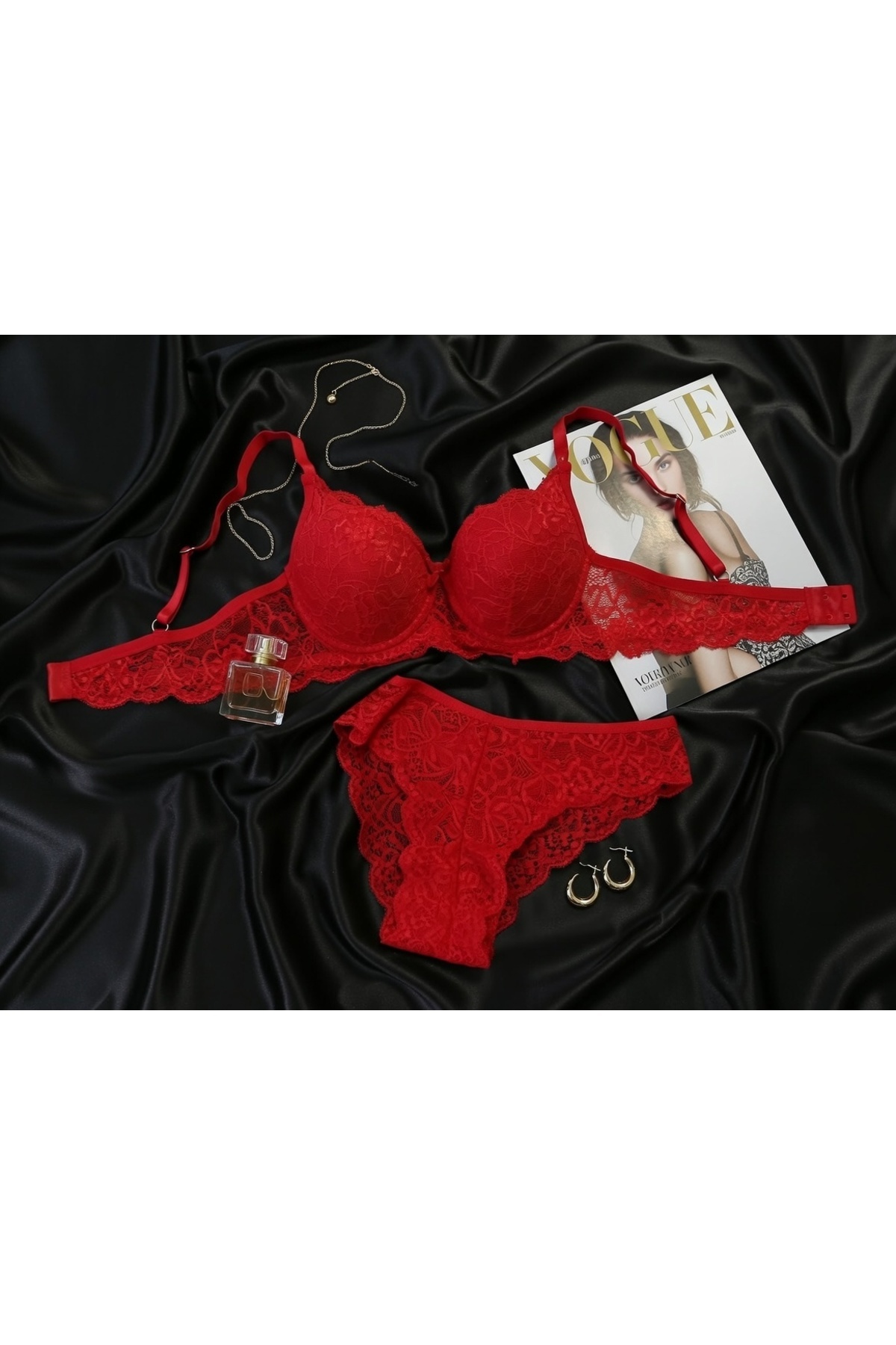 WOMEN'S WORLD FANTASY  DESTEKLİ DOLGUSUZ GÜPÜRLÜ TAKIM - Görsel 2