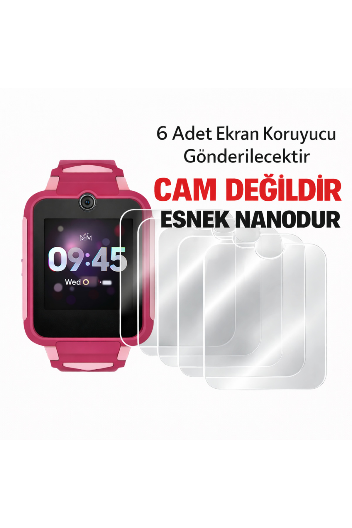 MT42X Compatible Smart Kids Watch Screen Protector -6 Pcs (NOT WATCH)