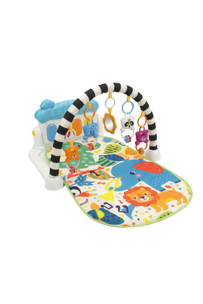 PAPAYA Oyun Halısı Aynalı Çıngıraklı Işıklı Müzikli Mutlu Hayvanlar Çocuk Gel...