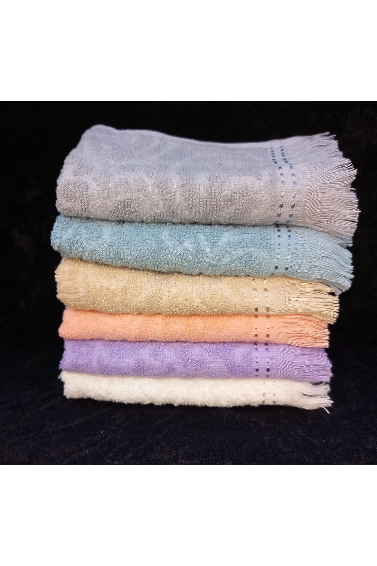 Kitchen Towel, 30x50 cm, 6 Pieces ,Drying Cloth, Colorful Hand Towel,Promise Engagement Gift Wedding Towel