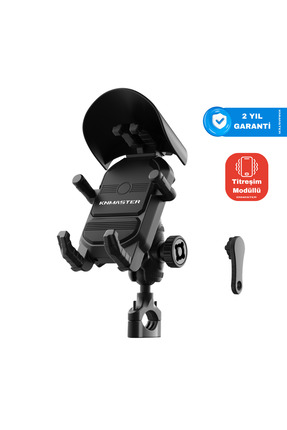 Knmaster TT-830 Titreşim Önleyicili Motosiklet Telefon Tutucu