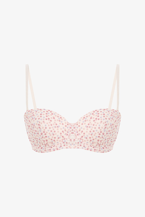 Penti Açık Pembe Bloom Desenli Lace Dantel Sütyen