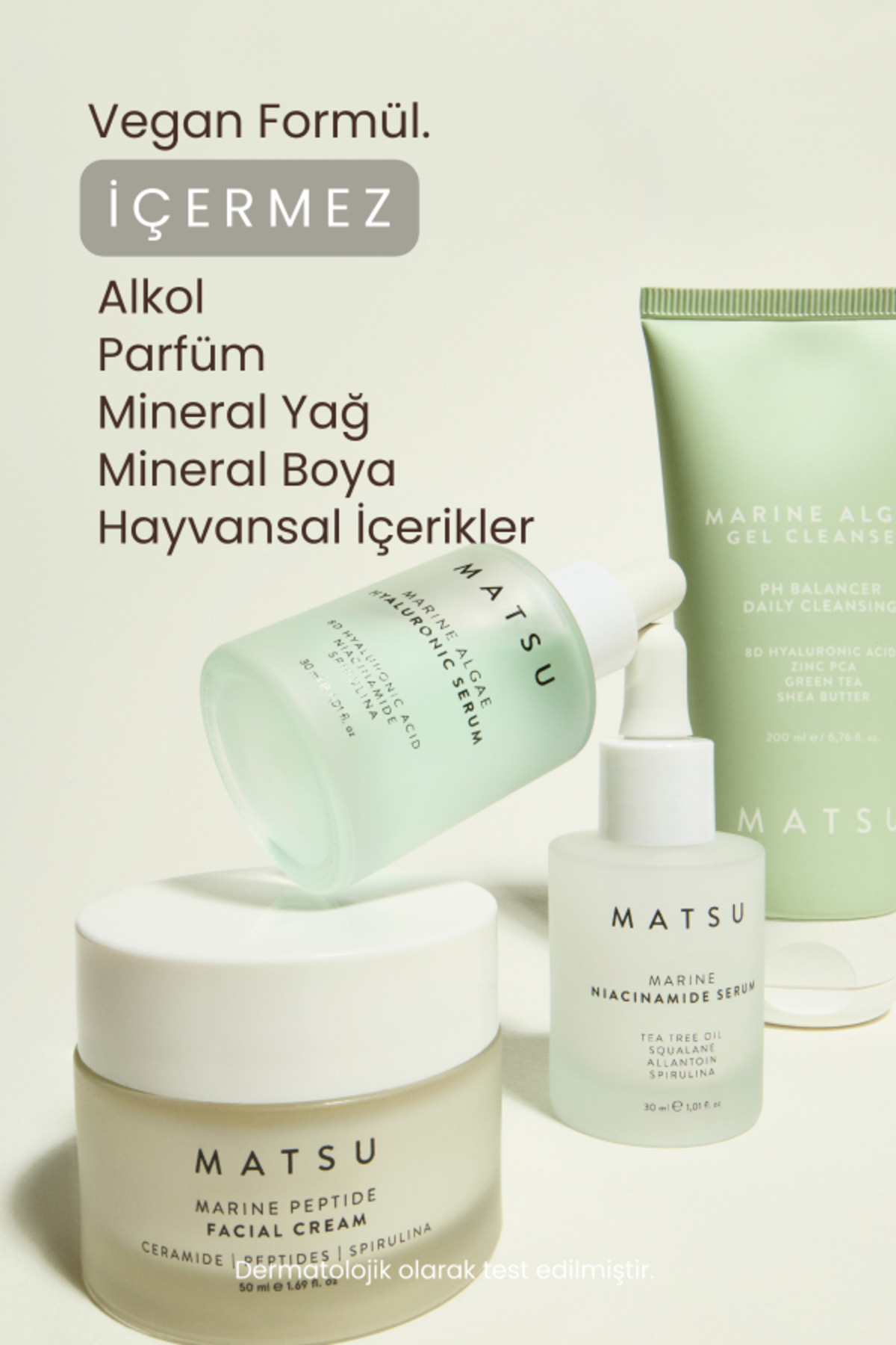 Gözenek Sıkılaştırıcı Niasinamid Serum ve Peptit Krem 2li Cilt Bakım Seti — 869921934591 — تصویر 6 از 6