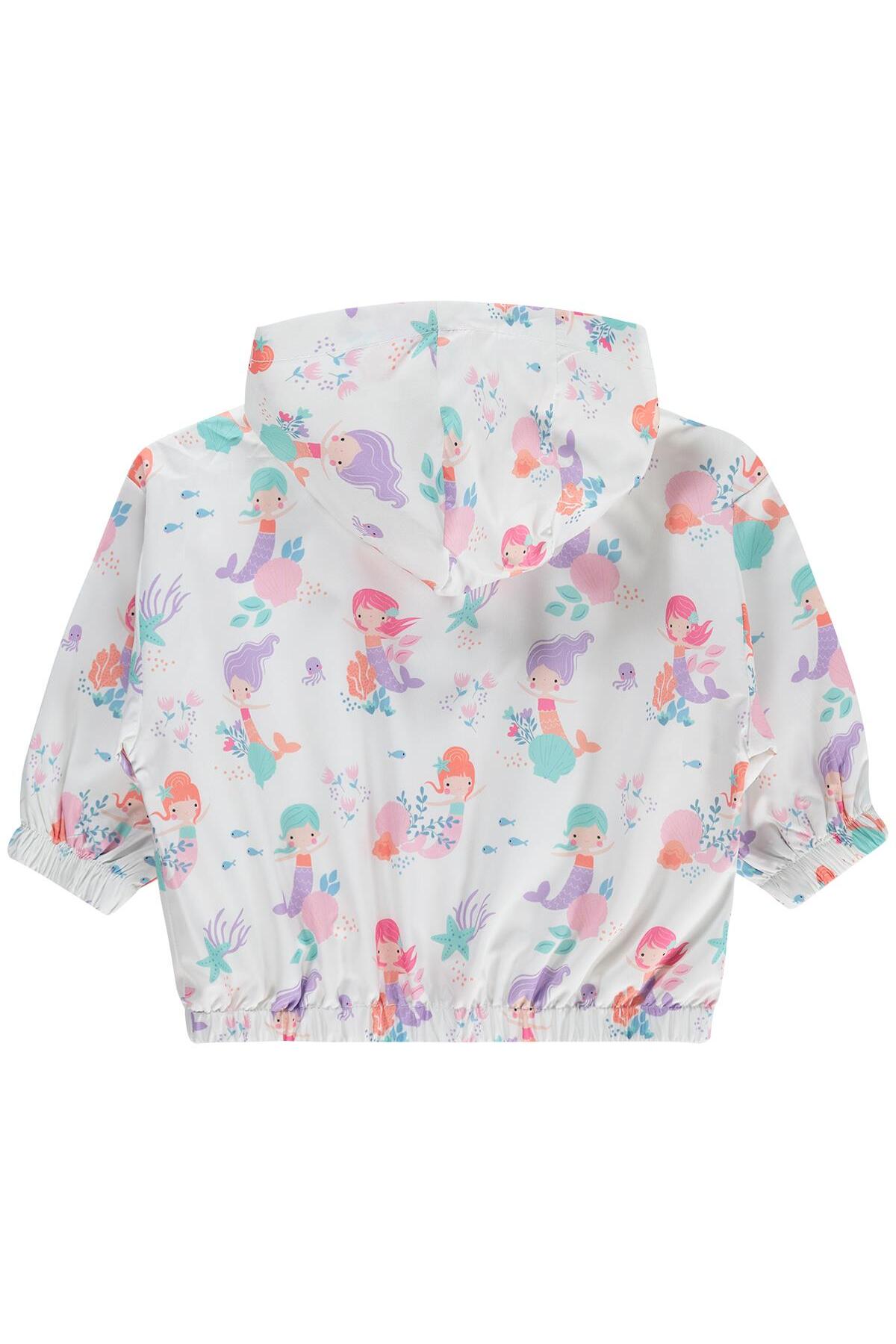 Civil Baby Deniz Kızı Baskılı 6-18 Ay Yağmurluk - Ekru 12-18 Ay fotoğrafı 4 (önizleme)