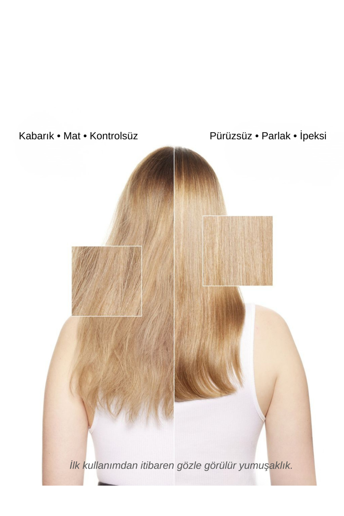 Durulanmayan Keratin Saç Bakım Kremi 500 ml | Elektriklenme ve Kabarma Karşıtı | Smooth Hair — DURULANMAYAN — تصویر 6 از 9