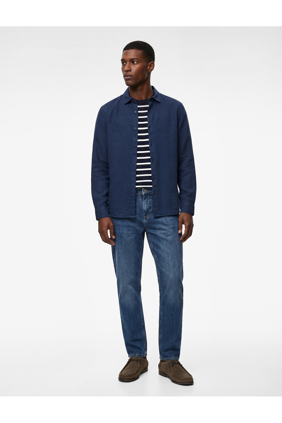 Normal Bel Cepli Pamuklu Tapered Jean Pantolon - Joe Jean