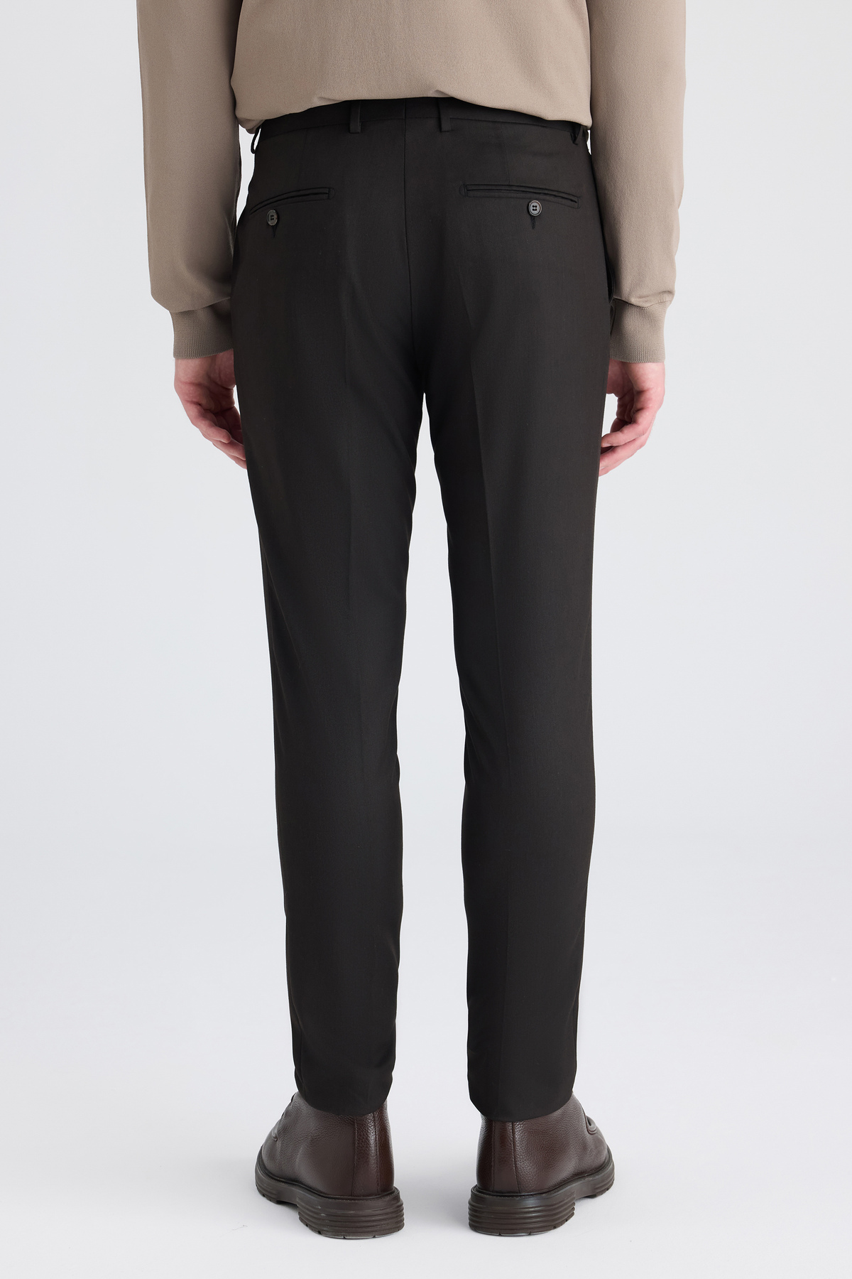 Ds Damat Slim Fit Kahverengi Kumaş Pantolon — قهوه‌ای 5HF03JB10321M — تصویر 3 از 7