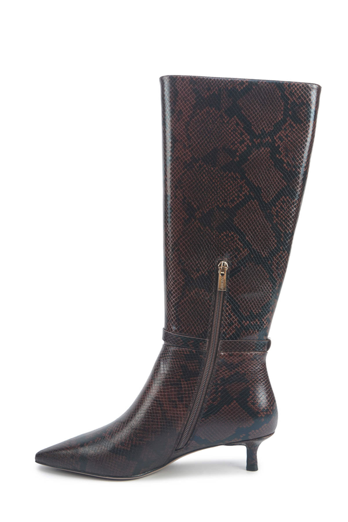 Nine West  SHONDA4 5PR Kahverengi Kadın Topuklu Çizme - Görsel 3