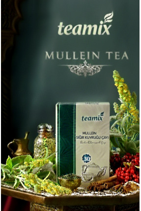 teamix Mullein Tea Sığır Kuyruğu Bitkisel Karışımlı 60 gr 30 Süzen Poşet