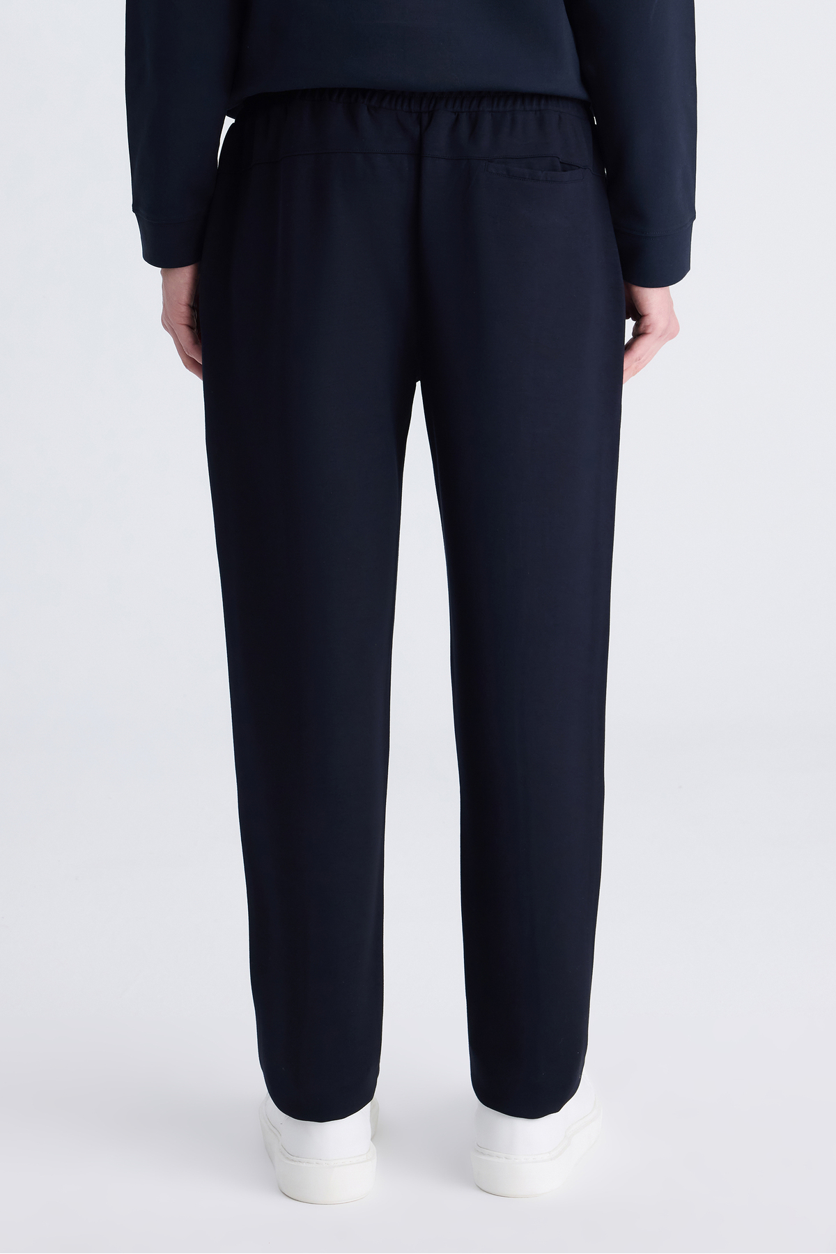 D'S Damat Ds Damat Regular Fit Lacivert Düz Rayon Eşofman Alt görsel 3