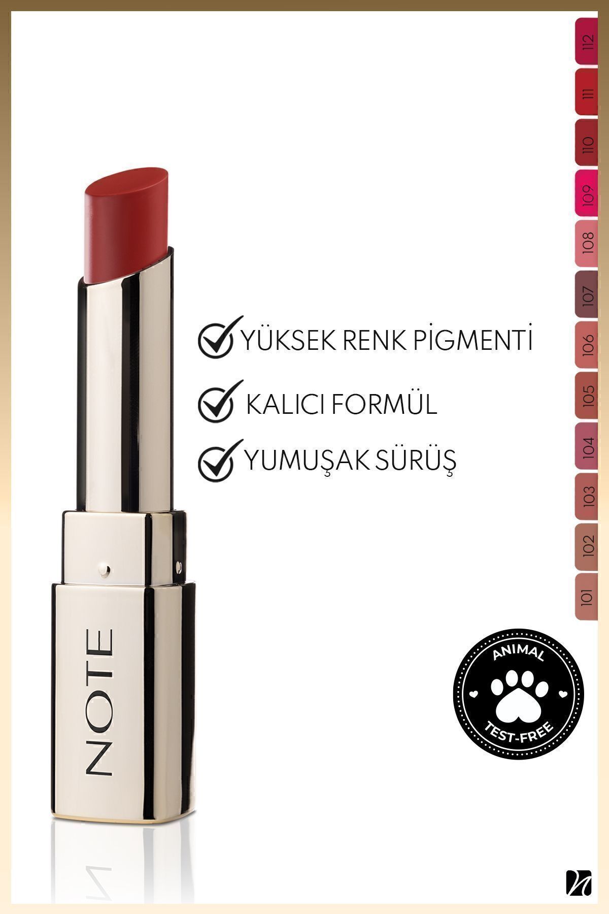 Iconic Matte Lipstick Kalıcı Mat Ruj 112 Powerful - Kırmızı — قرمز LST ICONIC MATTE — تصویر 4 از 8