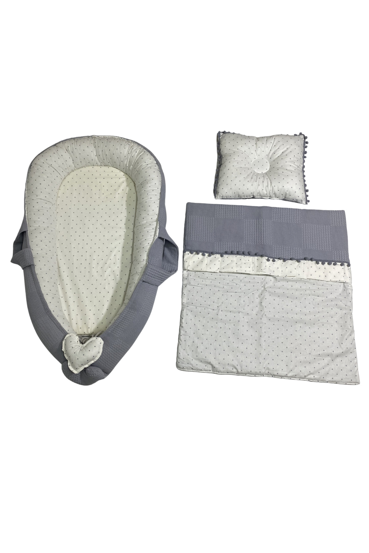 Happy Baby Dikiş Atölyesi 13’lü Babynest Puset Örtüsü Alt Açma Emzirme Yastığı Ana Kucağı Bebek Arabası Minderi Anne Yanı fotoğrafı 7 (önizleme)