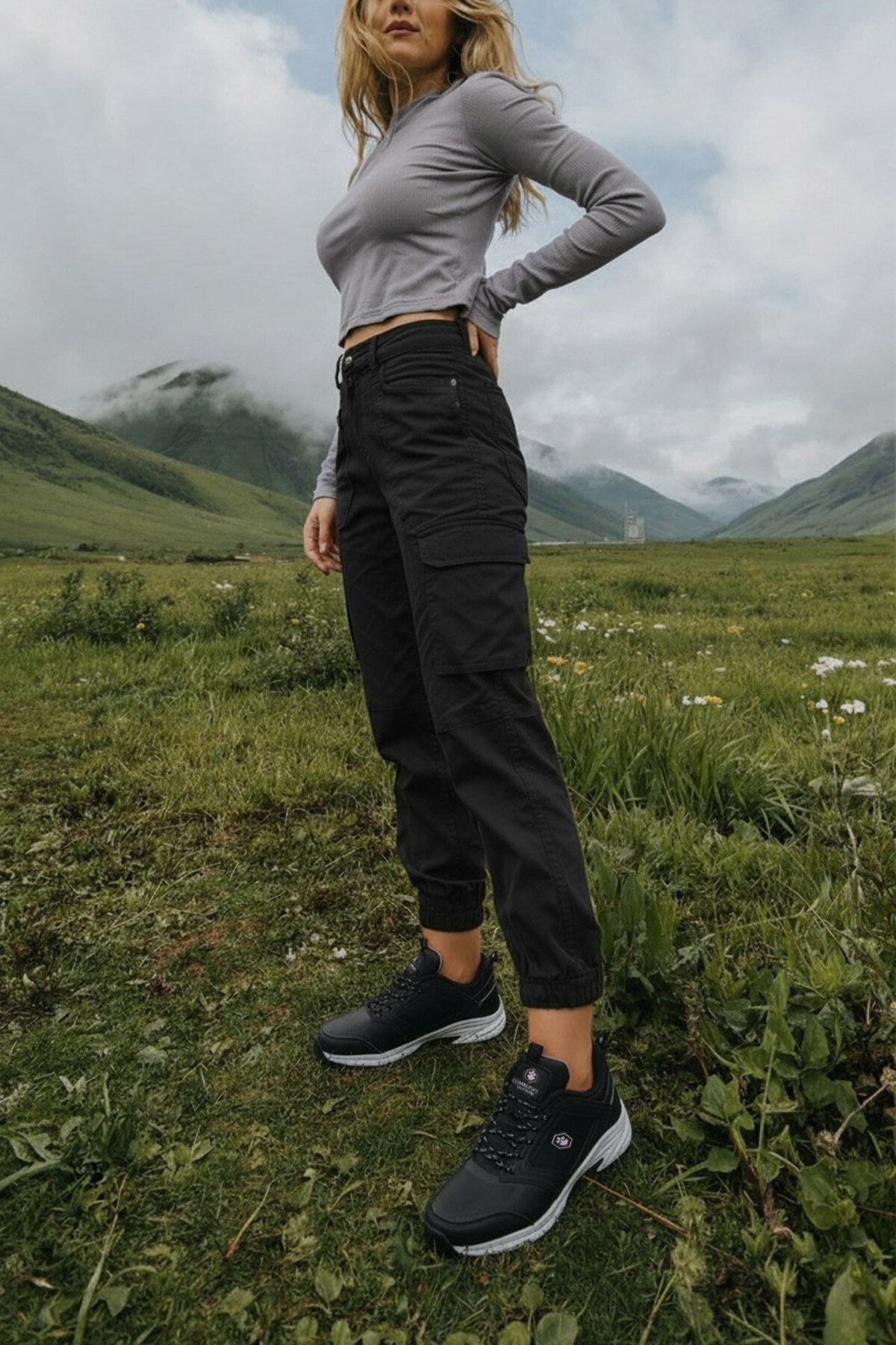 Lumberjack  MARIMAR PU 5PR Siyah Kadın Outdoor - Görsel 2