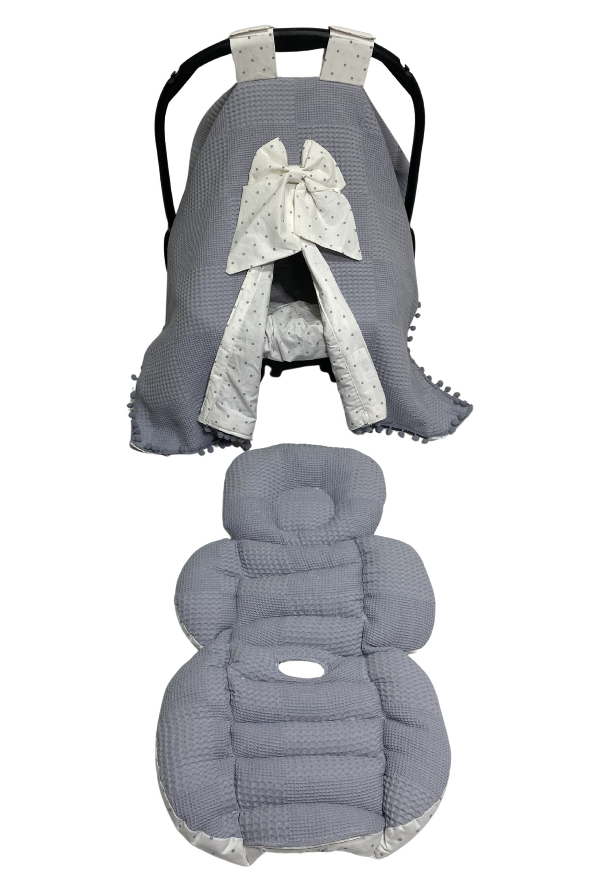 Happy Baby Dikiş Atölyesi 13’lü Babynest Puset Örtüsü Alt Açma Emzirme Yastığı Ana Kucağı Bebek Arabası Minderi Anne Yanı fotoğrafı 3 (önizleme)