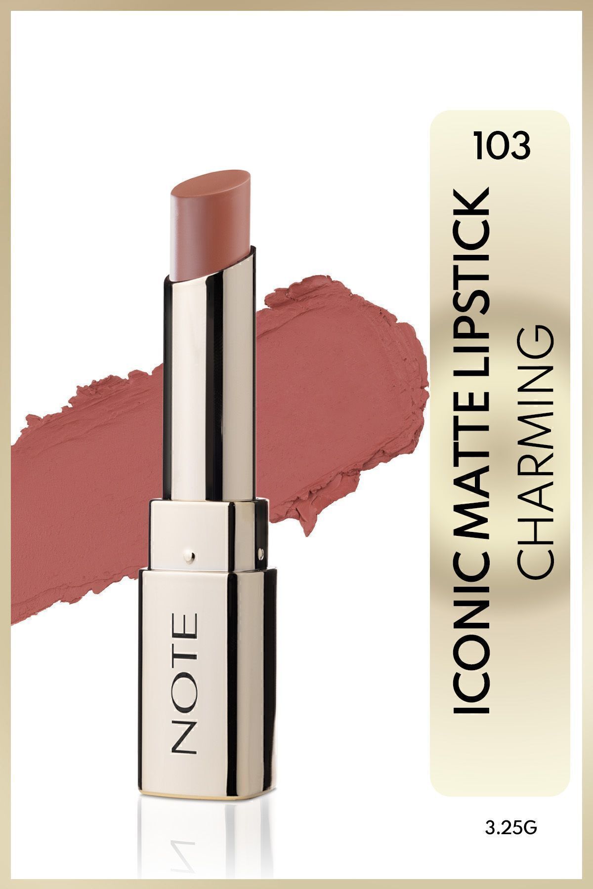 Note Cosmetics Iconic Matte Lipstick Kalıcı Mat Ruj 103 Charming - Nude - Fiyatı, Yorumları