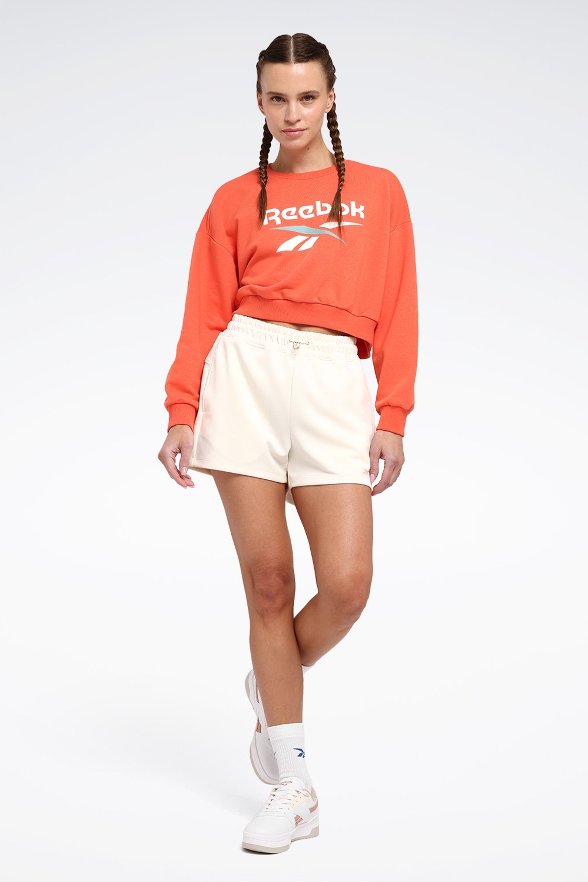 Reebok NEW ID CRP CREW Yavruağzı Kadın Sweatshirt görsel 3