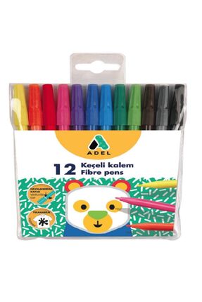 Genel Markalar - Adel 12 Renk Keçeli Kalem