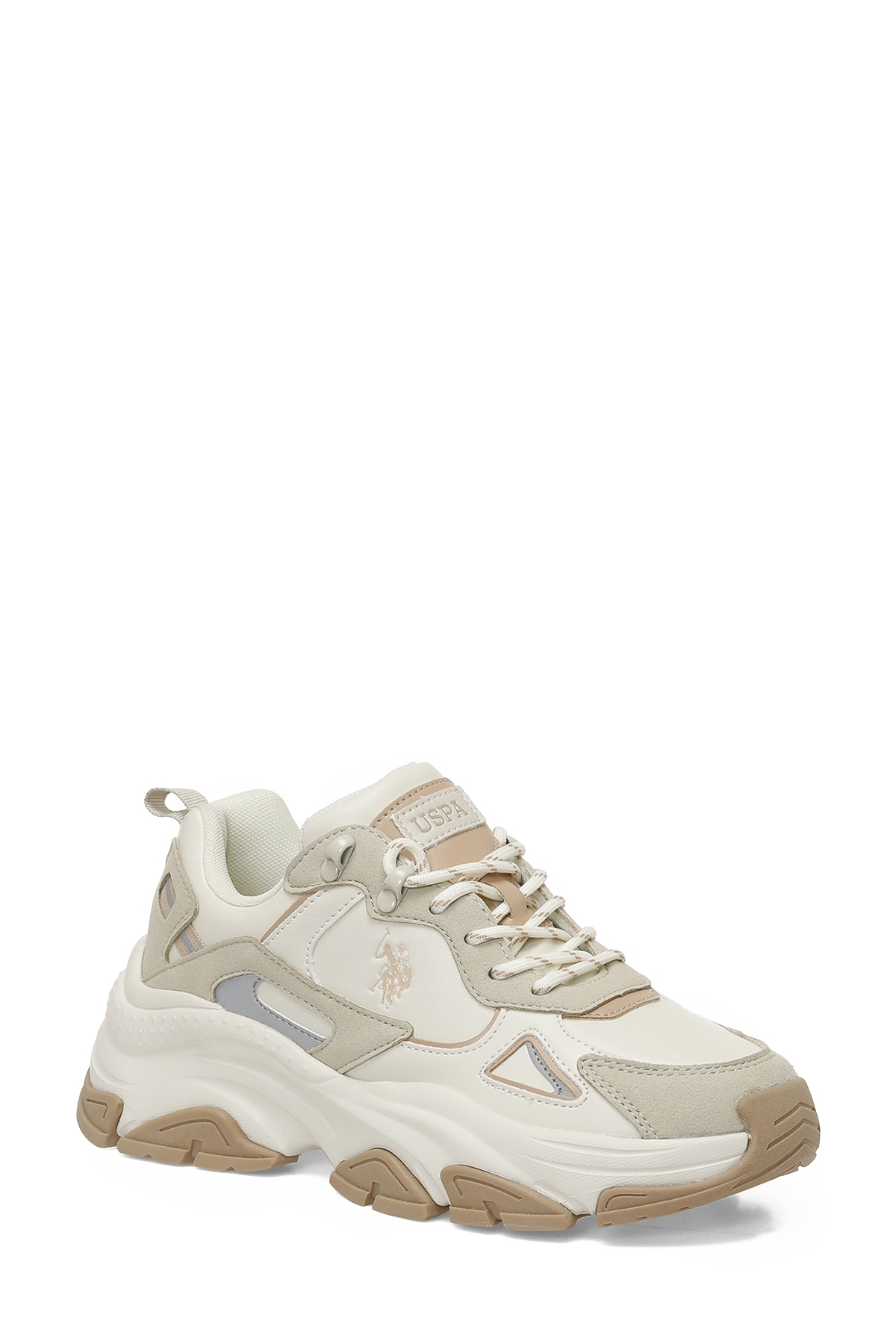 U.S. Polo Assn.  KALISTA 6FX Bej Kadın Spor Ayakkabı - Görsel 2