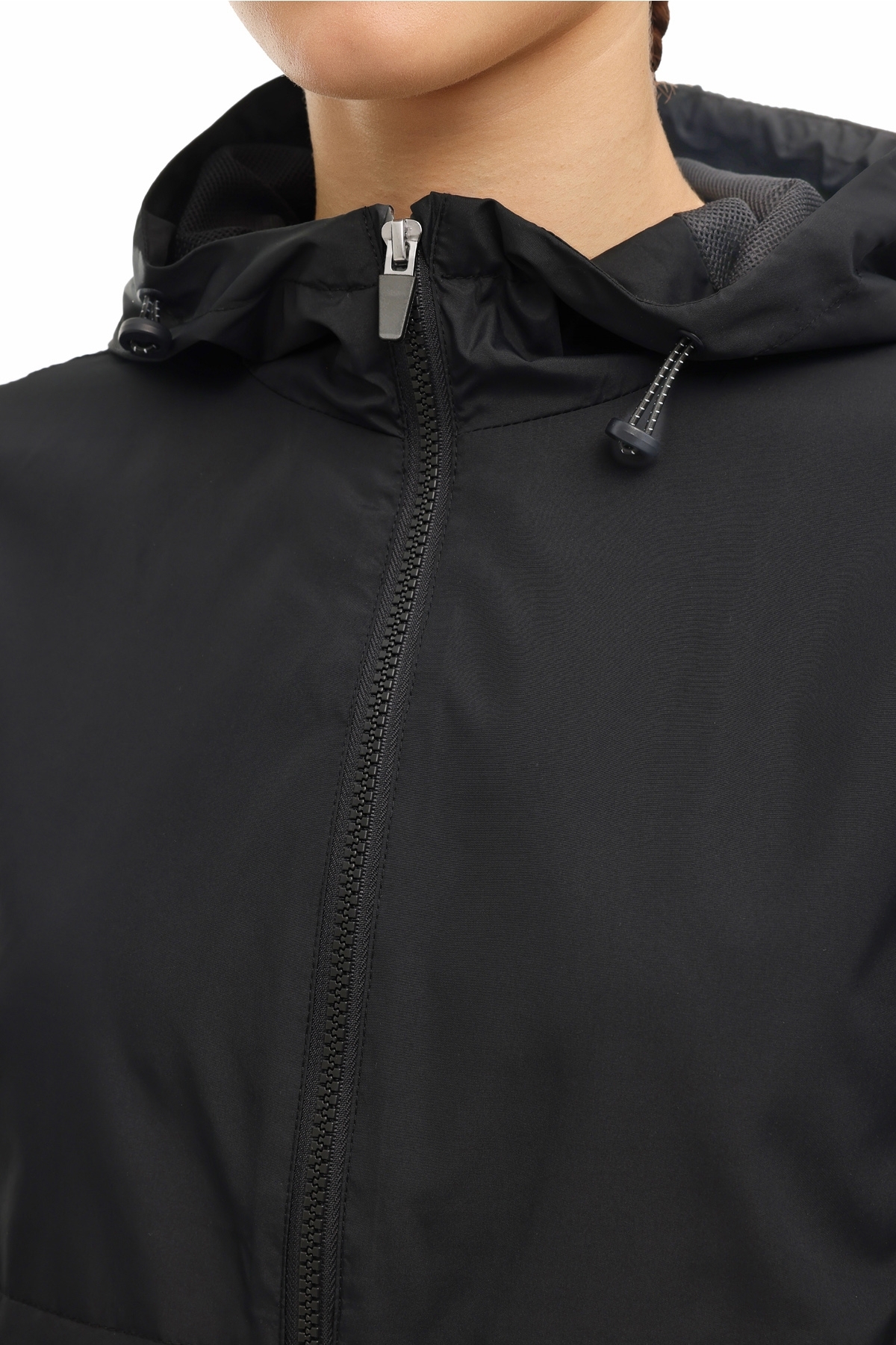 Kinetix  WL 8GABY 8P100 6FX Siyah Kadın Yağmurluk - Görsel 4