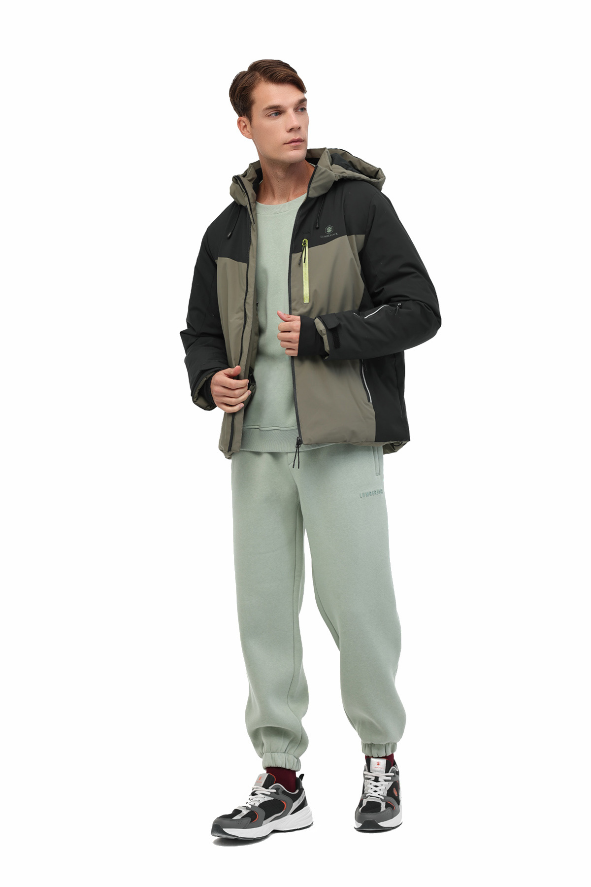 Lumberjack ML XAN 3KSY-HYM25620 5PR Haki Erkek Kısa Kaban - Fiyatı