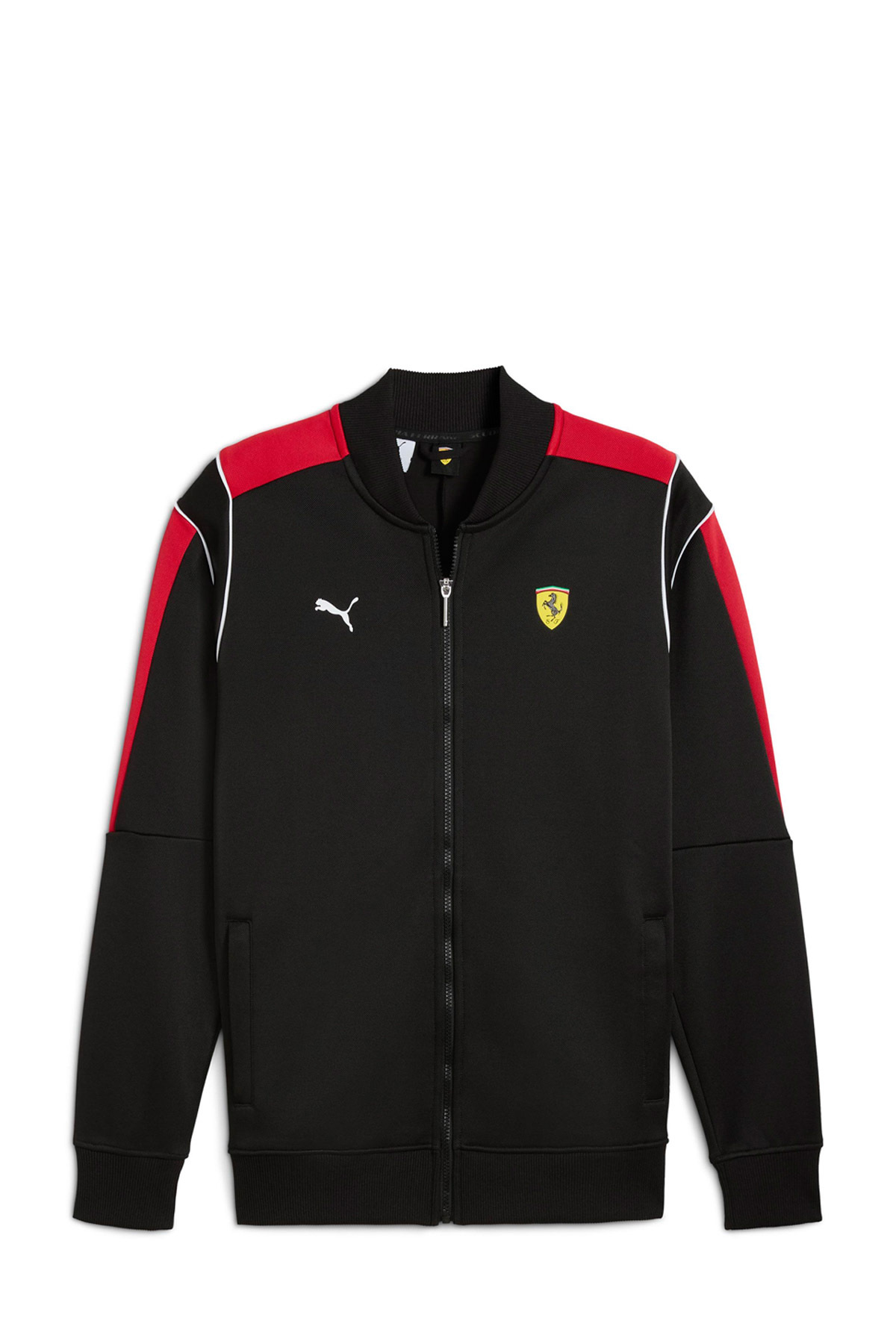 Puma Ferrari MT7 Track Jacket Siyah Erkek Fermuarlı Sweatshirt