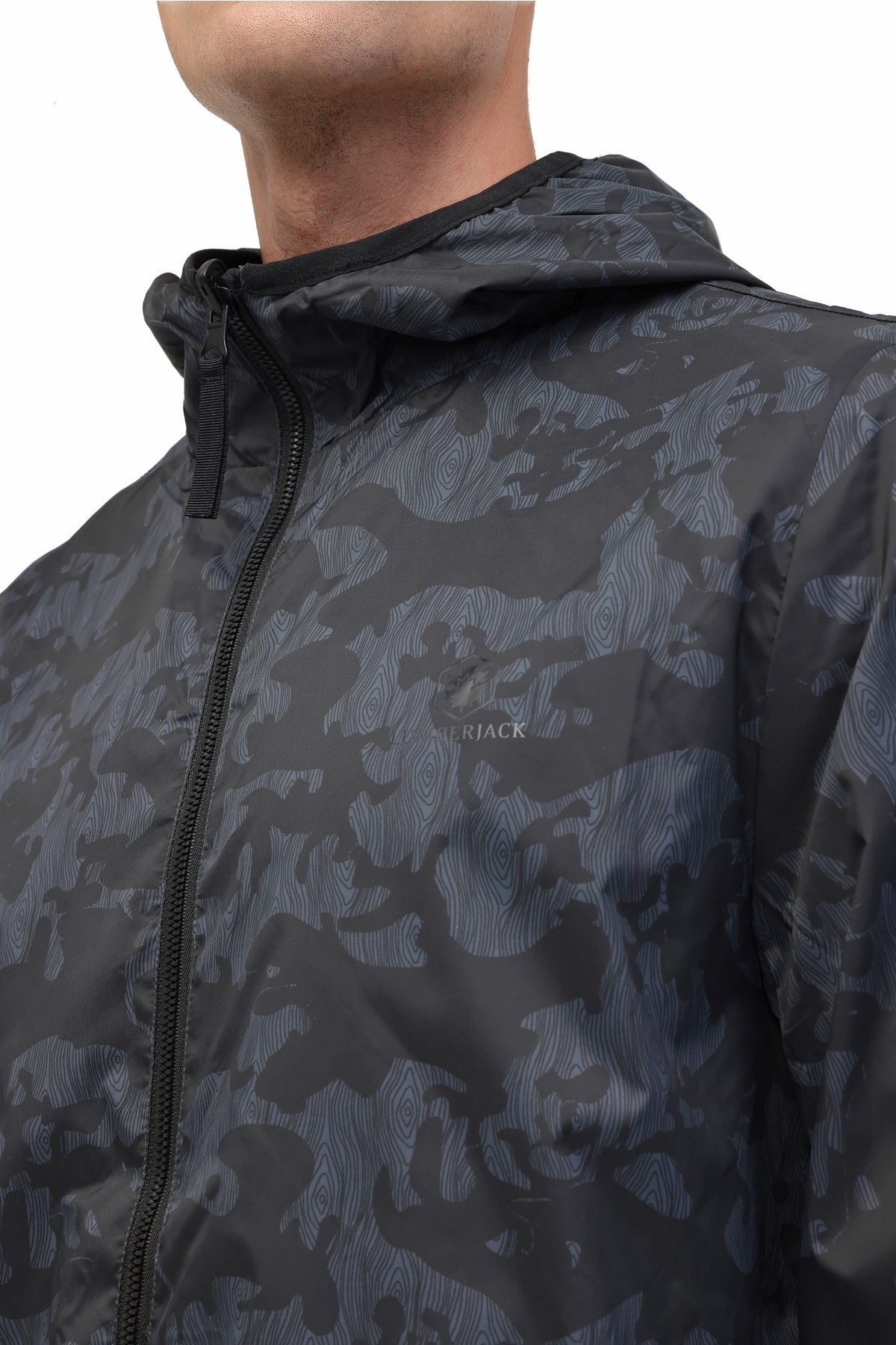 Lumberjack  ML REGNANTS 8CF024 5PR Siyah Erkek Yağmurluk - Görsel 4