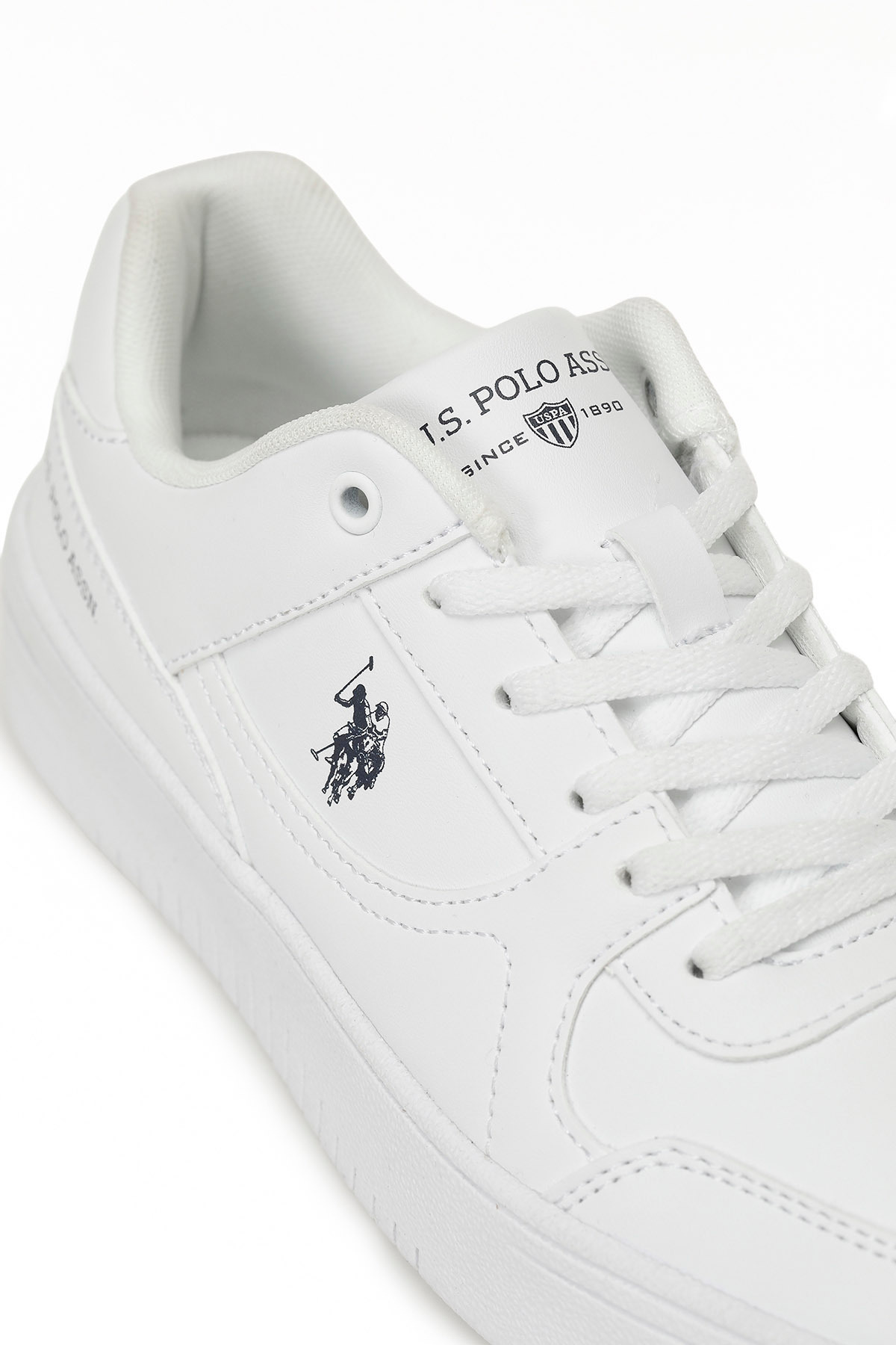 U.S. Polo Assn.  LEE WMN 6FX Beyaz Kadın Sneaker - Görsel 7