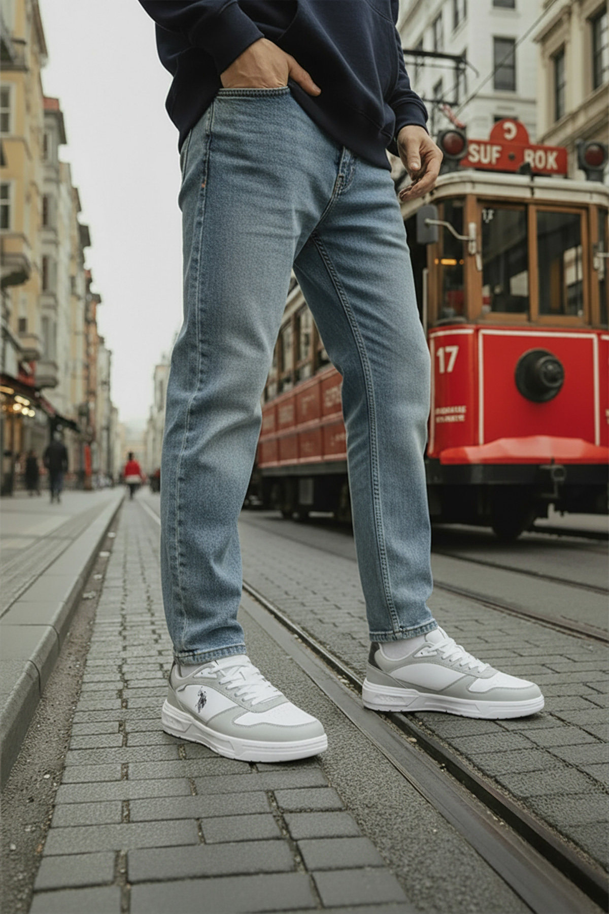 U.S. Polo Assn.  REKE 5PR Beyaz Erkek Sneaker - Görsel 2