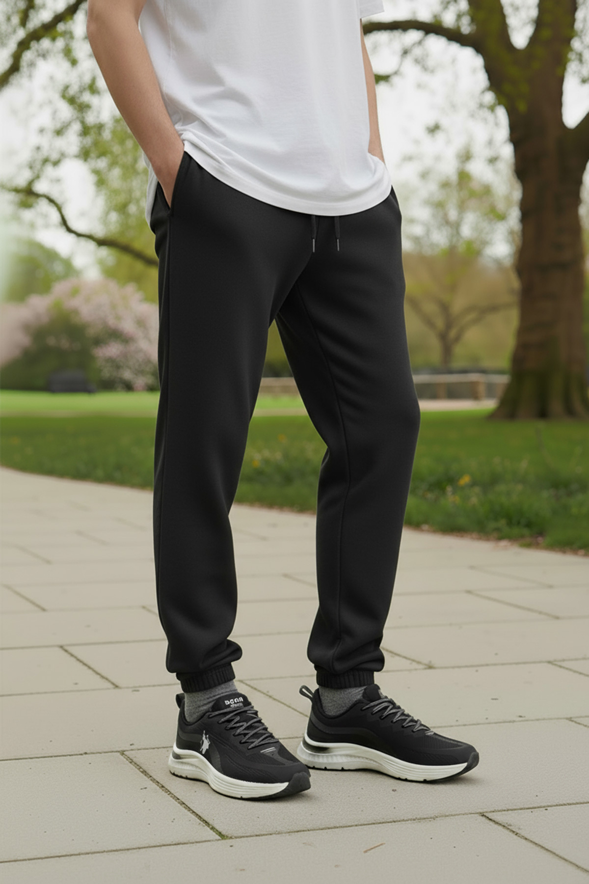 U.S. Polo Assn. DARCY 5PR Siyah Erkek Koşu Ayakkabısı görsel 2