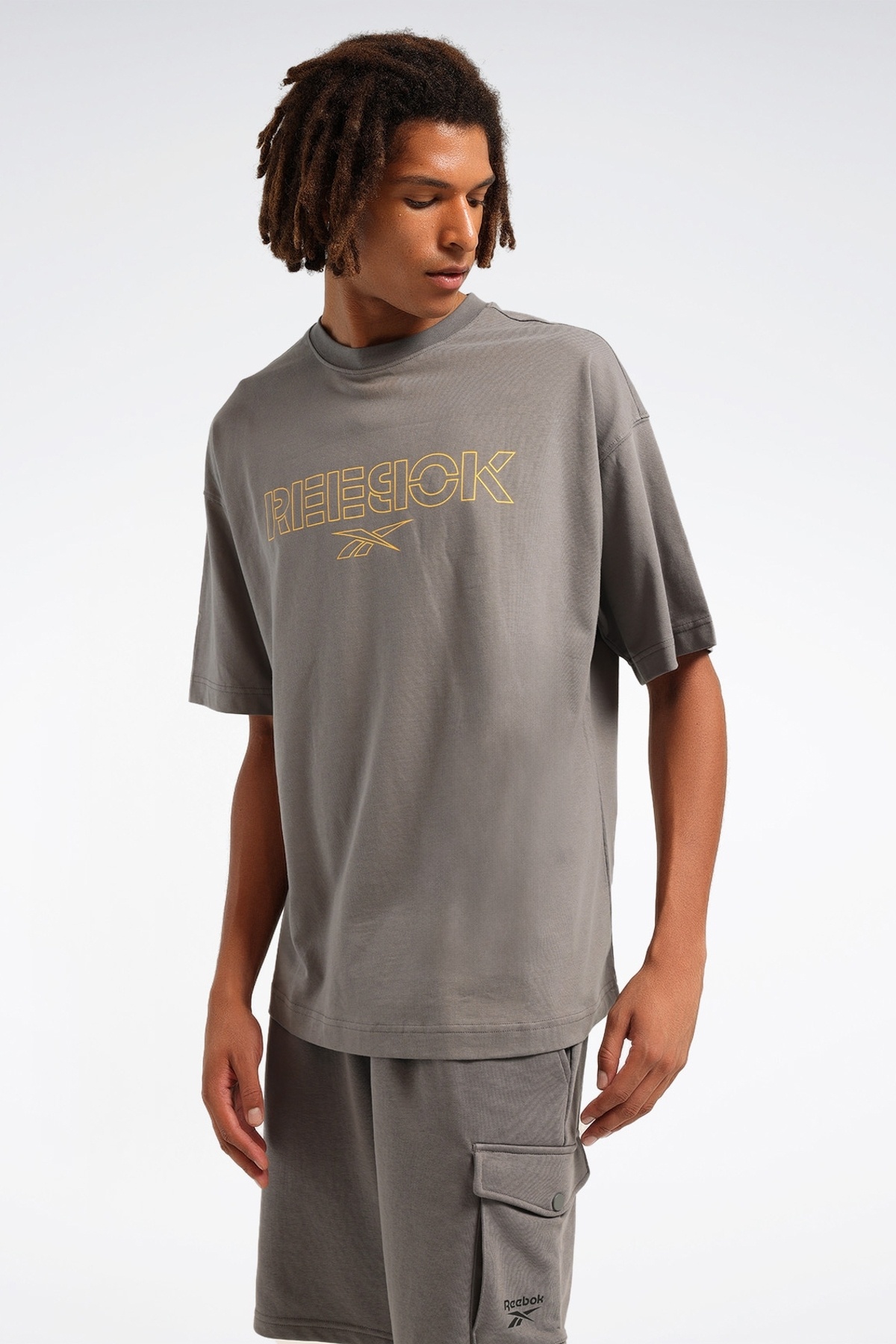Reebok DEAN TEE Antrasit Erkek Kısa Kol T-Shirt