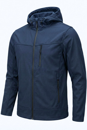 GENIUS STORE Erkek Mont İçi Polarlı Softshell Mont Su ve Rüzğar Geçirmez Kapü...