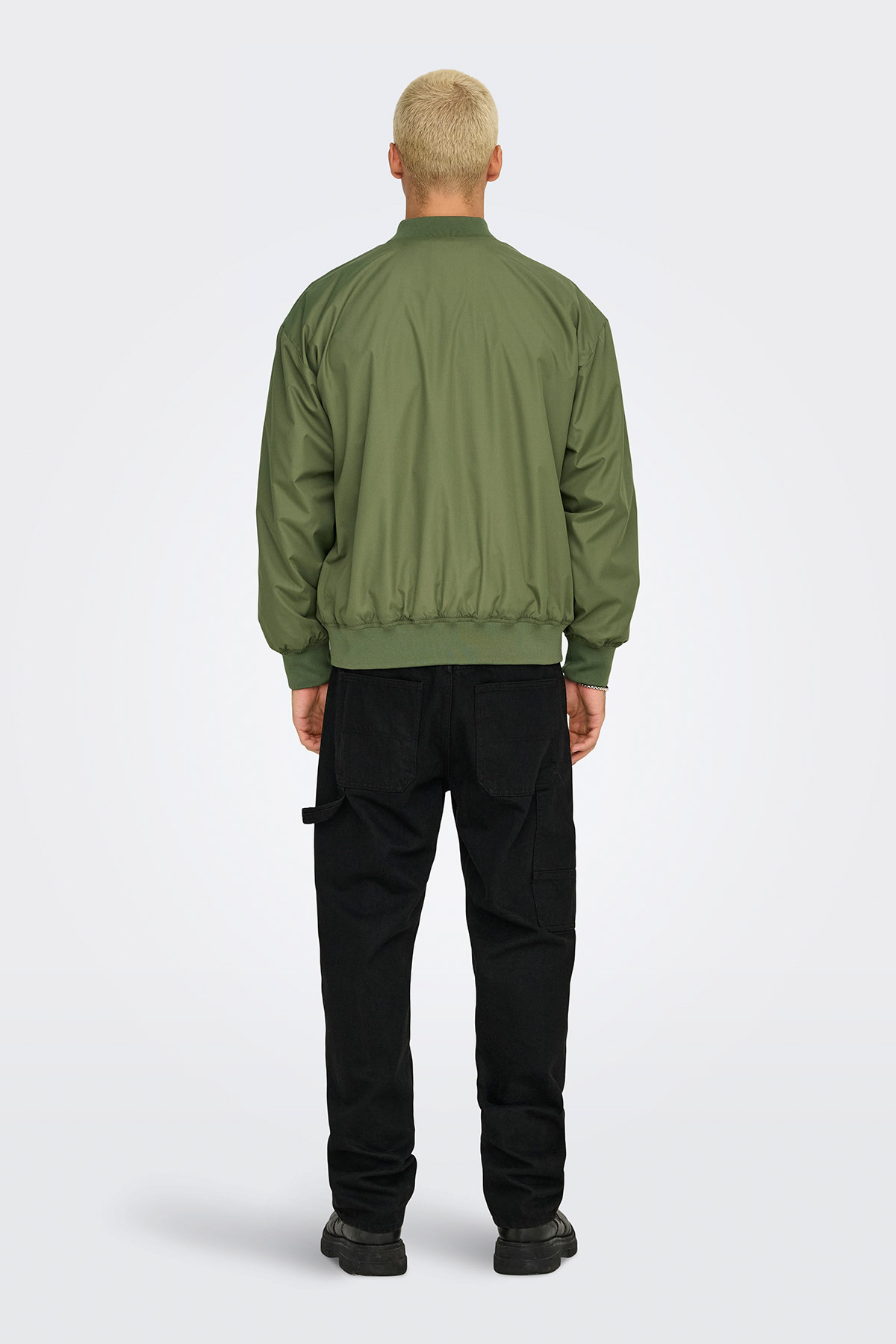 Only & Sons ONSGAVIN BOMBER JACKET OT Yeşil Erkek Ceket görsel 4