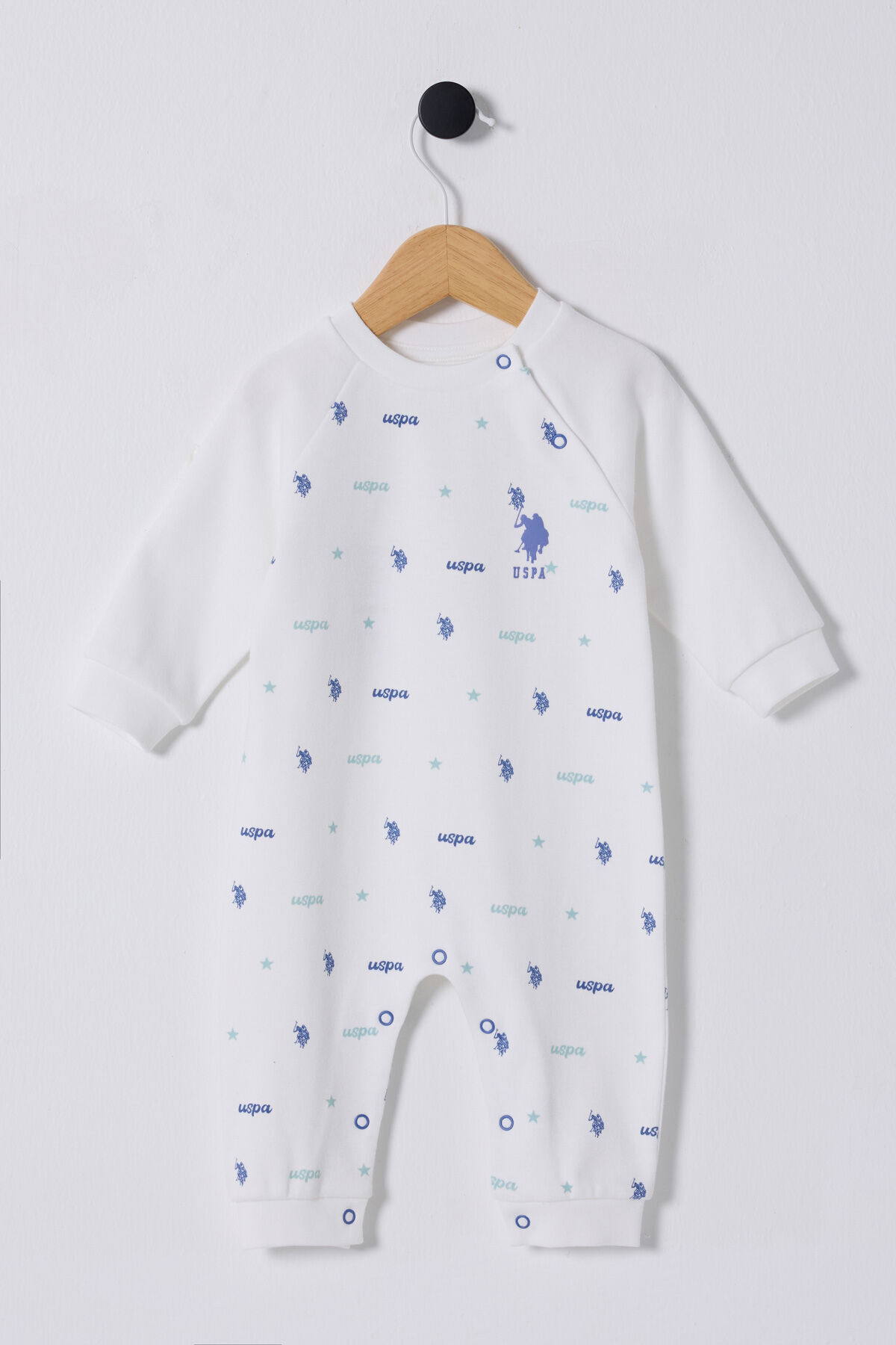 U.S. Polo Assn. U.S. Polo Assn Baby Boy White Romper