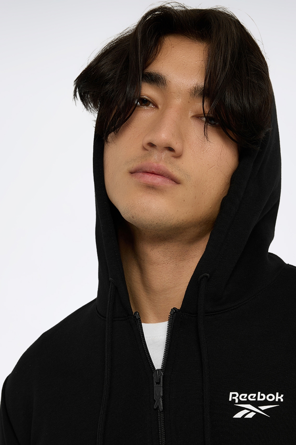 Reebok RI Left Chest Logo Siyah Erkek Sweatshirt görsel 6