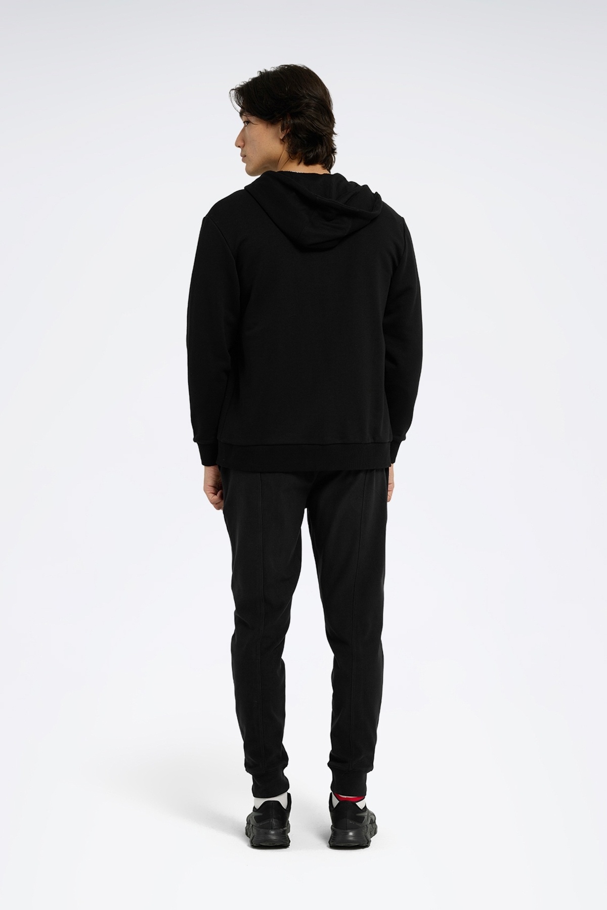 Reebok RI Left Chest Logo Siyah Erkek Sweatshirt görsel 8