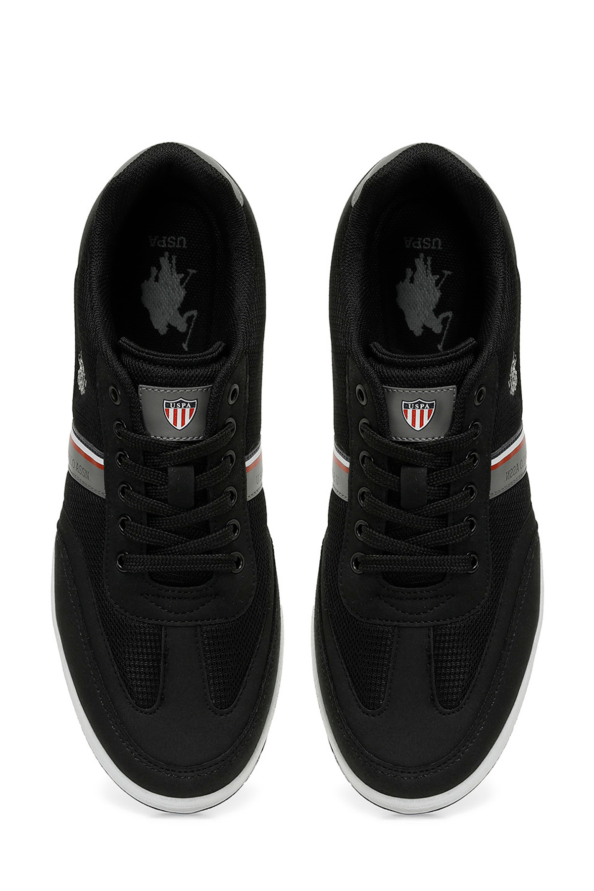 U.S. Polo Assn.  KARES 4FX Siyah Erkek Sneaker - Görsel 4