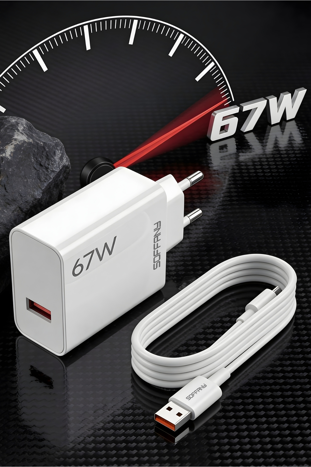 soffany SY-067 SY-067 67W TURBO USB-C Şarj & Data Kablosu - Fiyatı