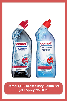 Domol Kireç & Kir Sökücü Tuvalet Temizleyici 750 ml – Ultra Güçlü Formül