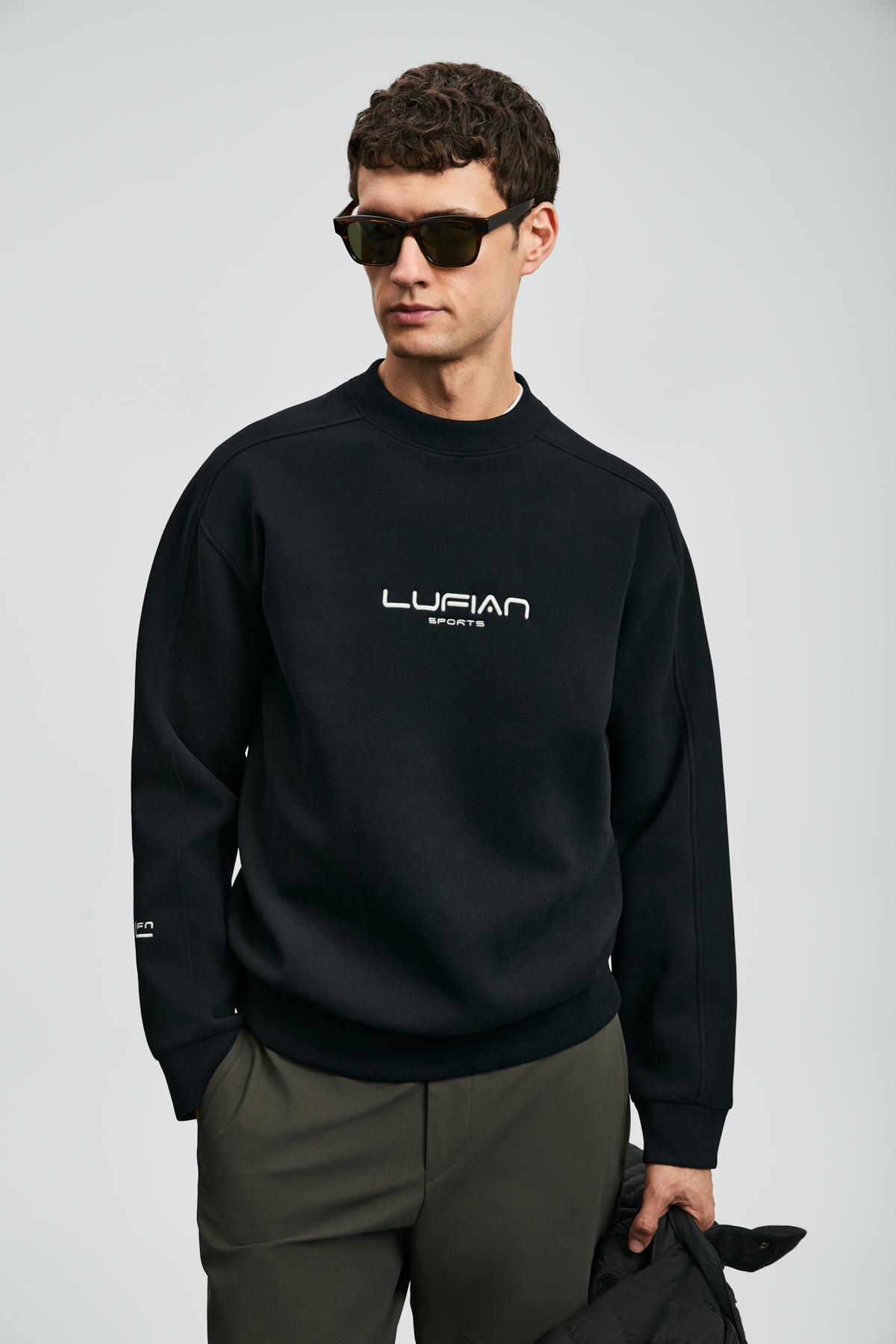 Lufian  Dark Erkek Sweatshirt Siyah - Görsel 3