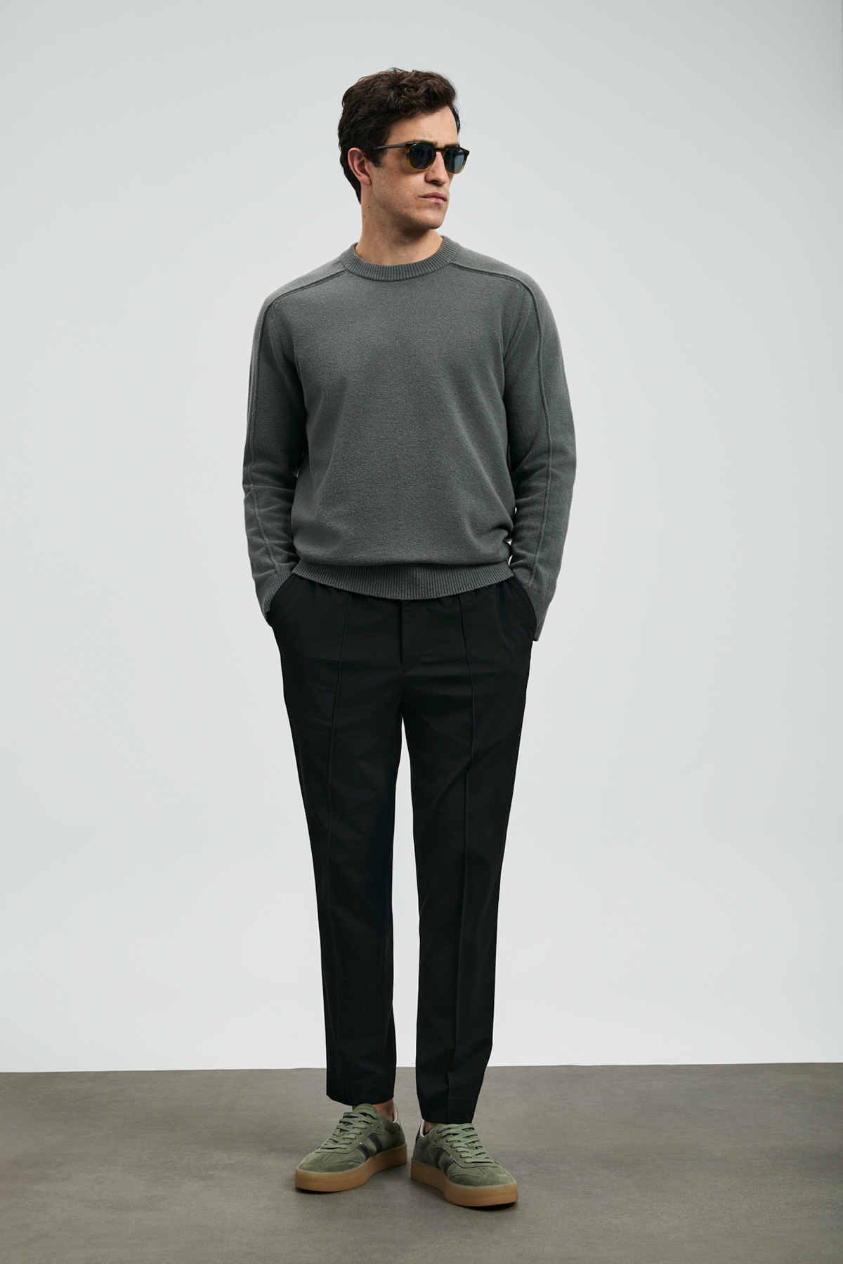 Lufian  Sımon Smart Erkek Chino Pantolon Slim Fit Siyah - Görsel 4