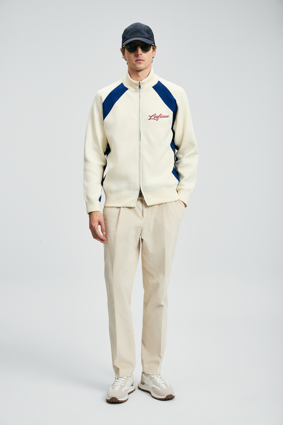 Lufian  Shıne Erkek Hırka Kırık Beyaz - Görsel 2