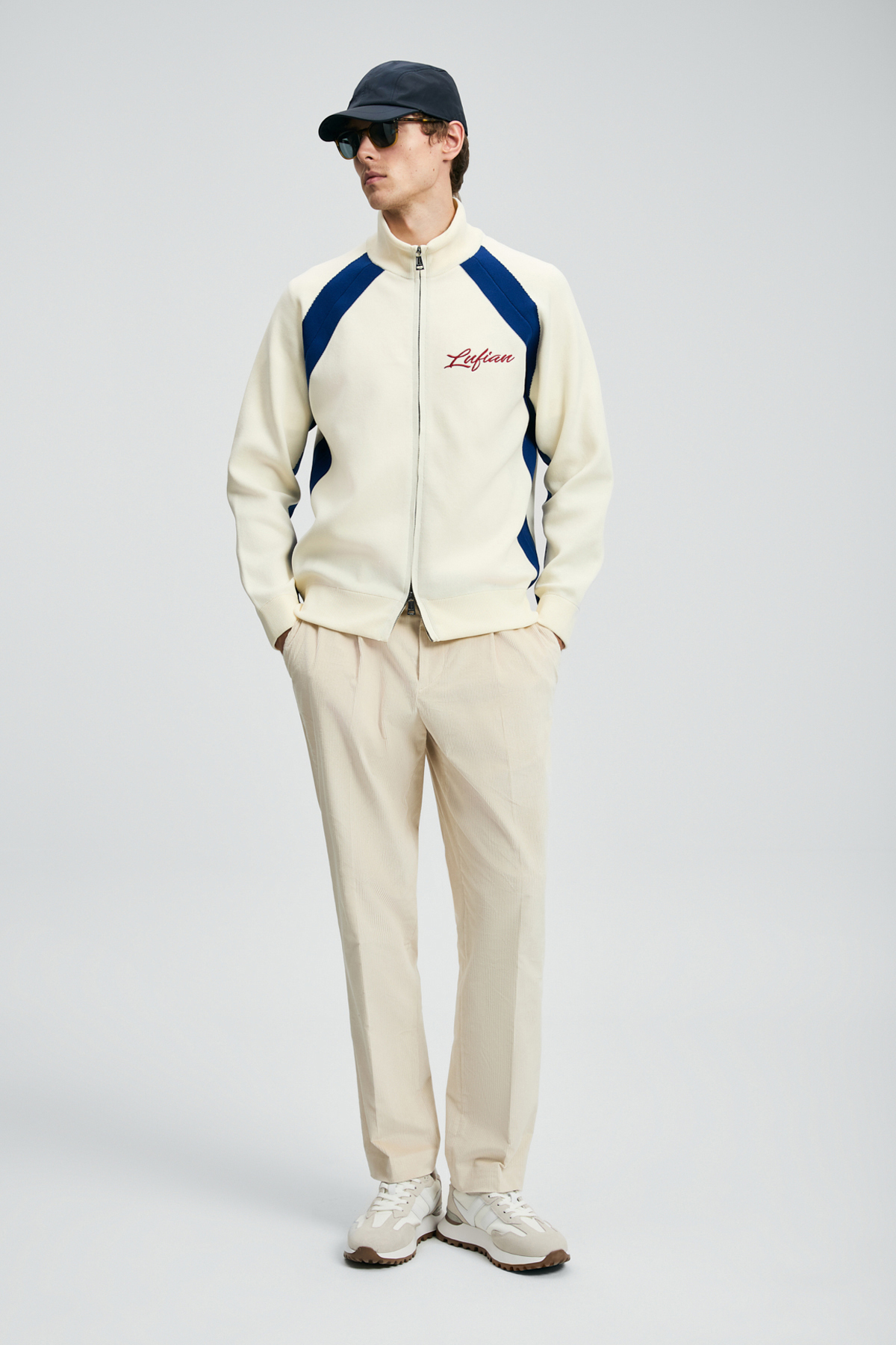 Lufian  Shıne Erkek Hırka Kırık Beyaz - Görsel 5