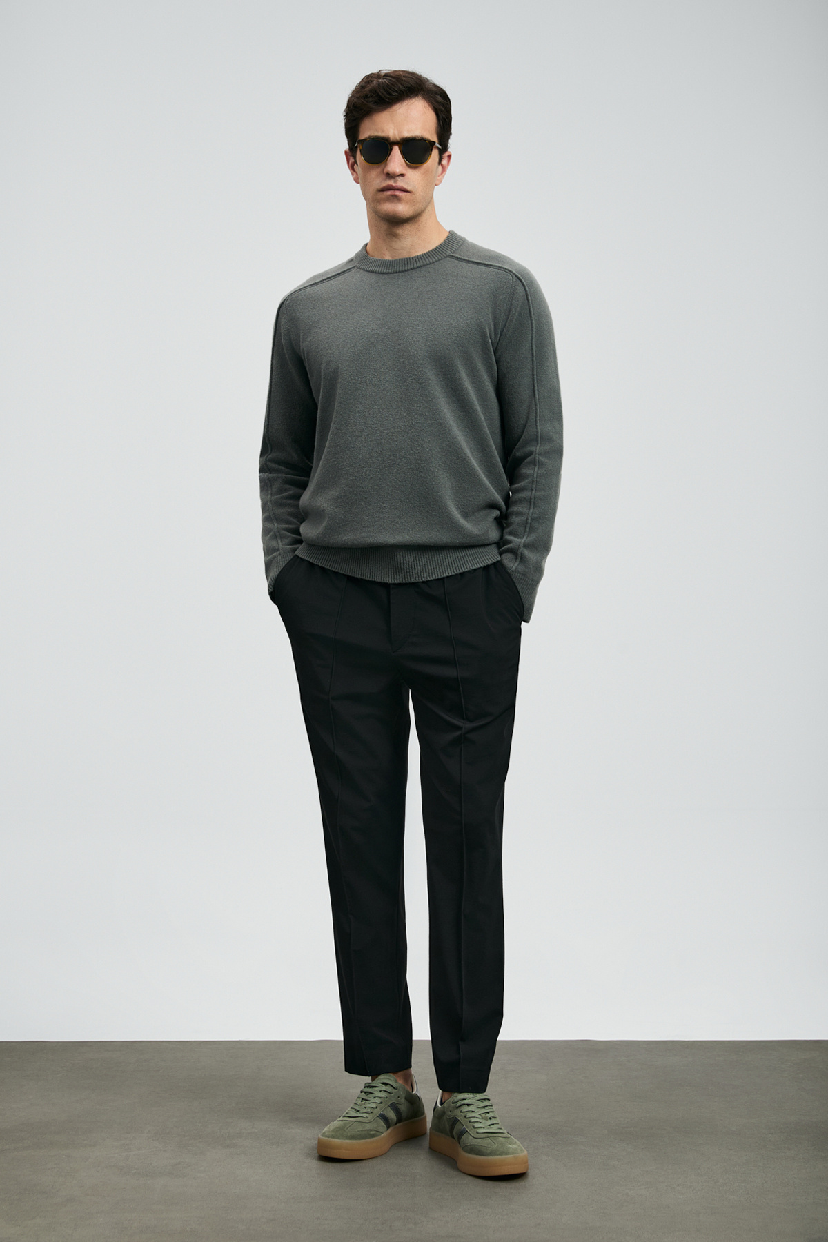 Lufian  Sımon Smart Erkek Chino Pantolon Slim Fit Siyah