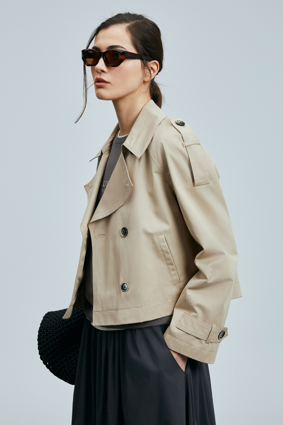 Lufian  Carla Kadın Dış Giyim Bej - Görsel 6