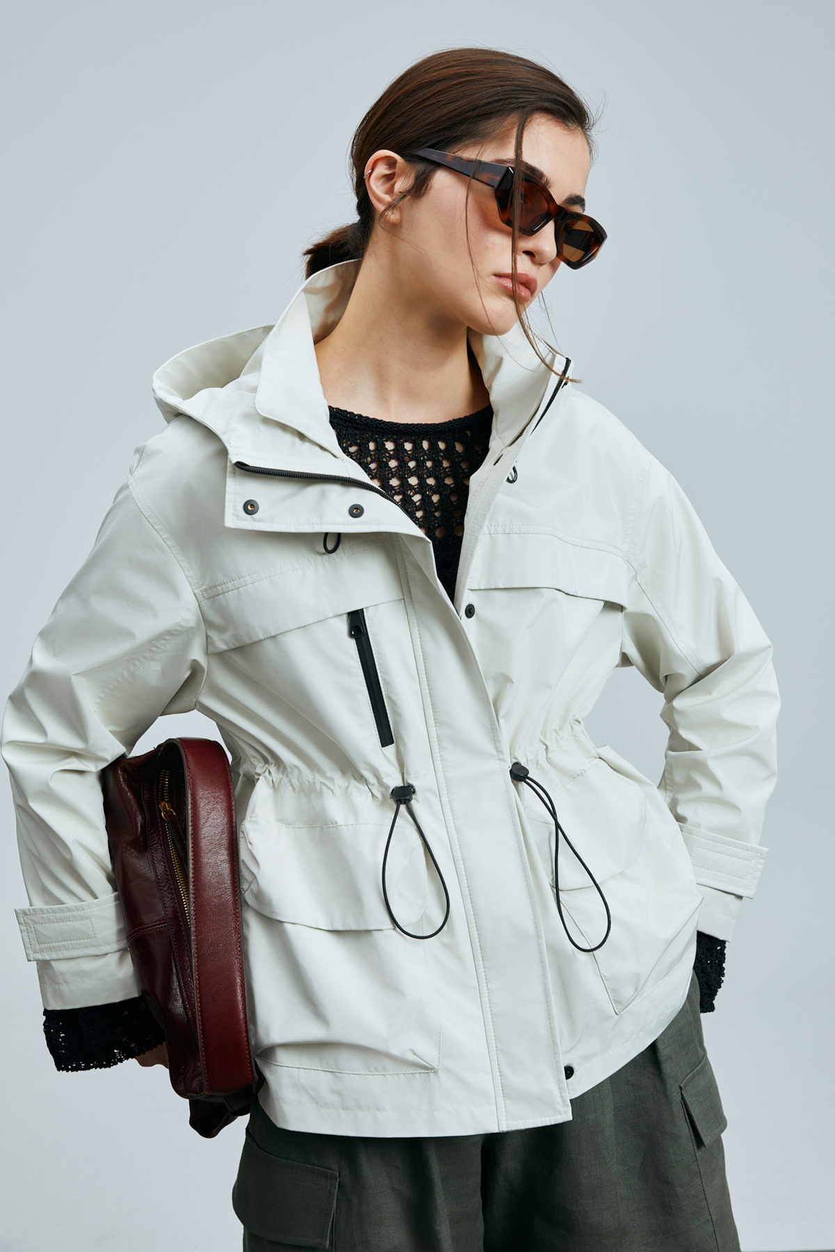 Lufian  Focus Kadın Dış Giyim Ekru - Görsel 3