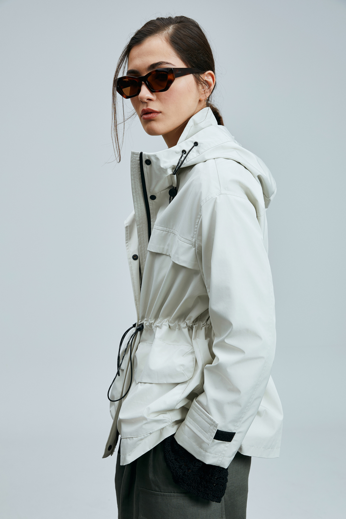 Lufian  Focus Kadın Dış Giyim Ekru - Görsel 6