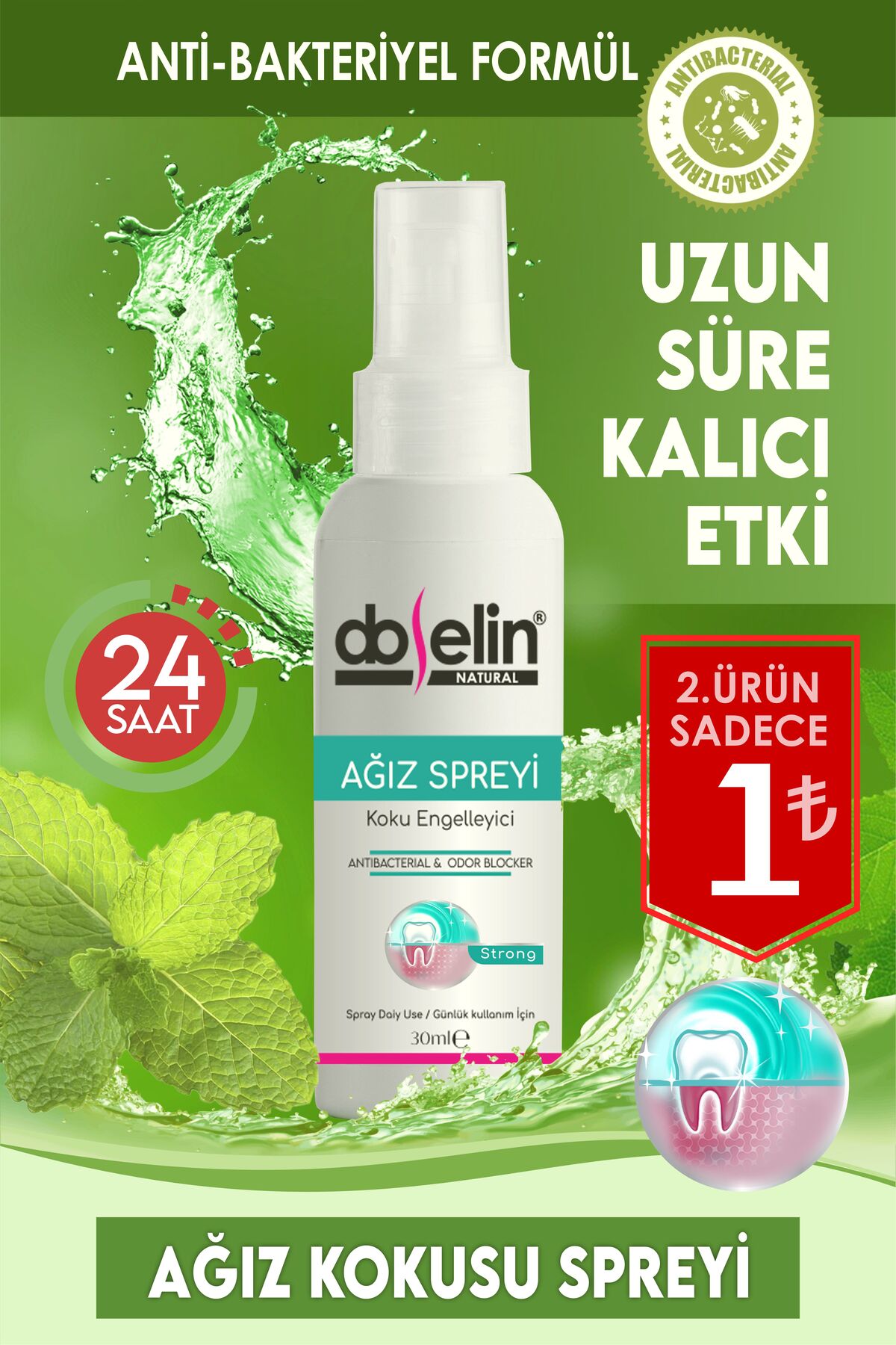 Doselin Ağız Kokusu Giderici Sprey, Ağız Kokusu Önleyici Ağız Bakım Spreyi - Fiyatı, Yorumları