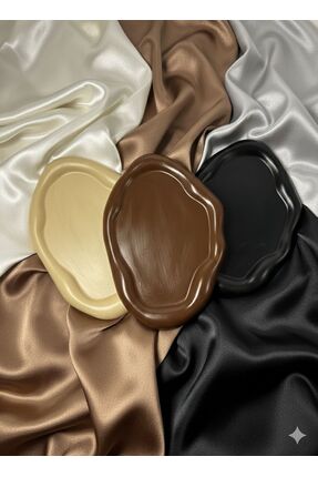 OBJELLA 3'Lü Dekoratif Düzensiz tabak seti